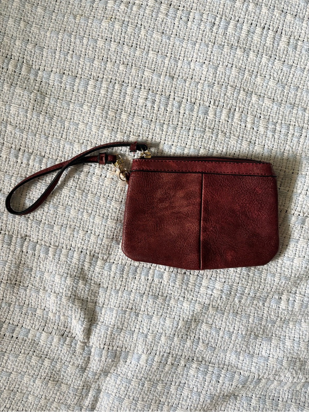 Wilson’s Leather Wristlet Pouch - Burgundy